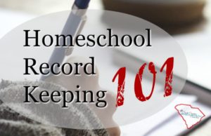 Welcome to South Carolina’s Homeschool Record Keeping 101. The 411 on everything you need to get started. The basics of what’s required in the law. No matter which accountability option you choose–these are the gonna be required.