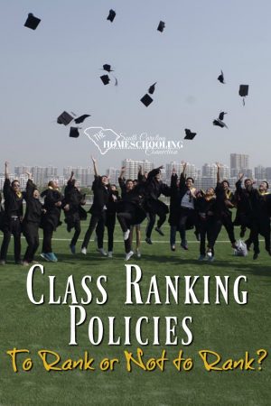 To rank or not to rank? Class ranking policies for homeschoolers in SC. 