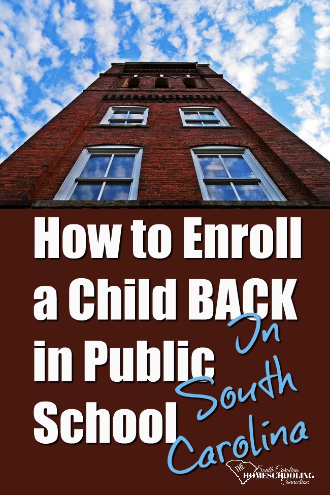 How to enroll your child back in school in South Carolina. Here's 5 tips, hints and helps for transitioning back to school.