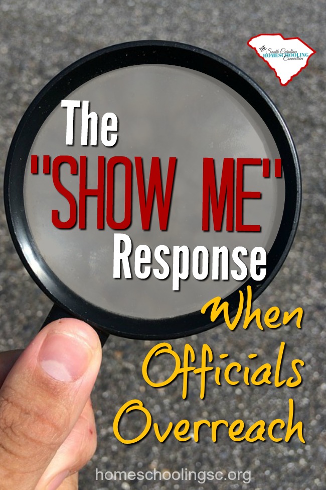 It might happen to you someday. Some official may ask you to meet some non-existent requirement of the law. You need to know the SHOW ME response when officials overreach like that. It's simple, really.