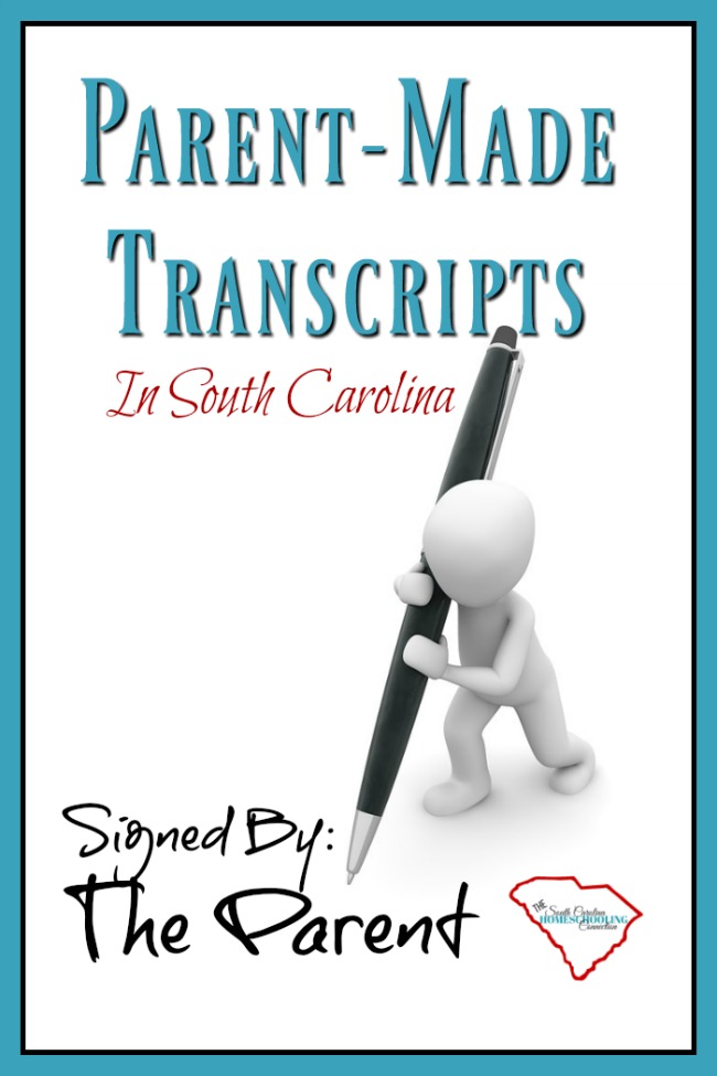 Parent Made Transcripts in South Carolina