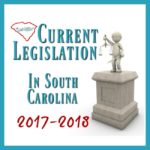 These bills are the current legislation that have been introduced in the 2017-2018 session. The last day of this session will be May 10, 2018. Any bills that haven't been made into law by then will have to be started all over again in the next session.