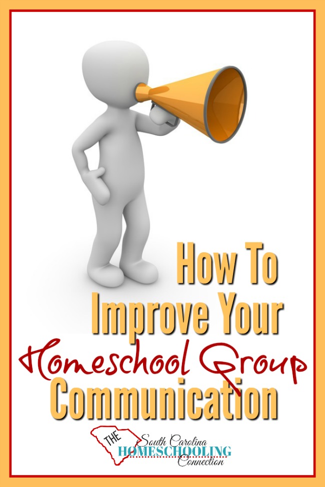 You're a homeschool group leader or a co-op/resource center teacher. You need to tell your group or class about an activity or assignment. Let's talk about how you can improve homeschool communication with your group.