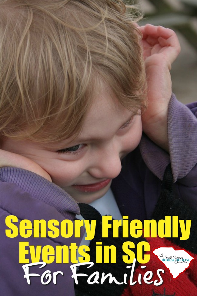 We have lots of sensory-friendly family opportunities in South Carolina. Whether or not you homeschool, these are great resources to accommodate your sensory issues. 