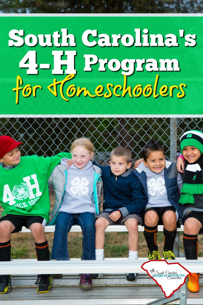 South Carolina's 4-H Program helps mold youth into the next generation of leaders. It's a great program for homeschoolers in South Carolina.